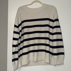 Fat Face UK, Striped Sweater, Size 12